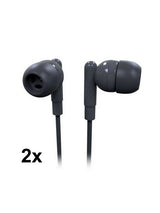 2 Pack Laser Earbud Headphone/Silicon bud/3.5mm with Mic for iPhone/iPod/Android - TheITmart