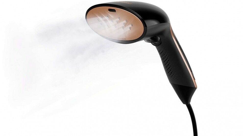 New Philips GC362 Steam & Go  SmartFlow Handheld Garment Steamer Black/Gold - TheITmart
