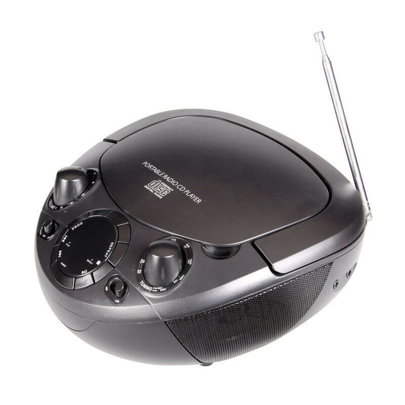 Laser Cd Boombox With Am/Fm Radio MP3 Player - TheITmart