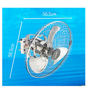 Nu-Tec 50cm Orbit Ceiling Fan/ 3 Speed/Strong Airflow/360 Orbit Oscillation/Wall - TheITmart