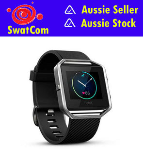 Fitbit Blaze Silver Small/Workout/Sleep Tracking/Alarm/Music Control/Touchscreen - TheITmart