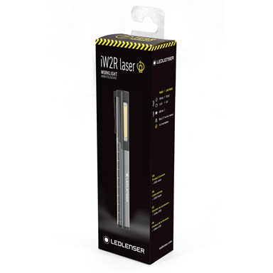 Ledlenser 150 Lumen Rechargeable Pen Work Light & Laser Pointer Colour Grey