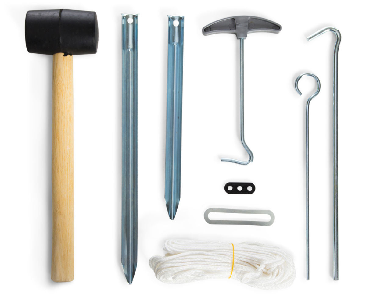 Caribee Tent Accessory 28-Piece Kit /Ideal for Camping, Fishing & Hiking Trips