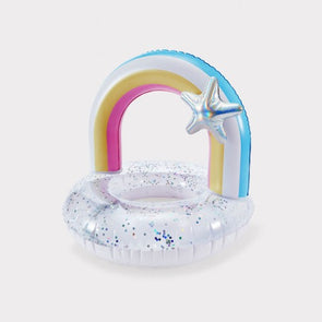Inflatable Pool Rainbow Ring with Safety Valve