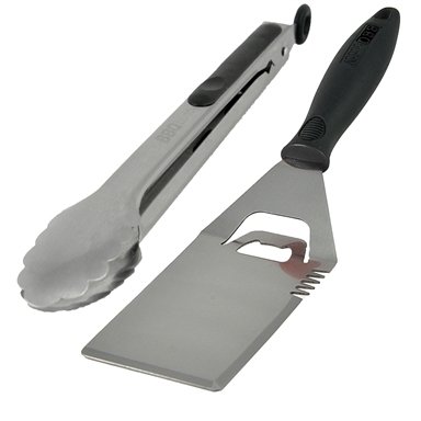 BBQ Buddy Spatula And Tong BBQ Set / Stainless Steel - TheITmart
