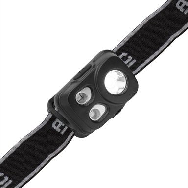 Arlec 3W 100 Lumens Rechargeable LED Head Torch / Black - TheITmart