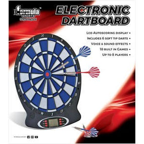 Formula Sports Electronic Dartboard Set with 18 built-in Games