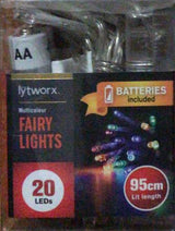 Lytworx 20 LEDs Fairy Lights/White/Warm White/Multi-Colour