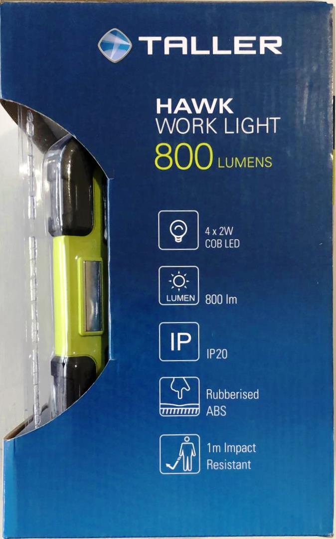 Taller 800 Lumens Hawk Work Light / 4 COB LEDs - TheITmart