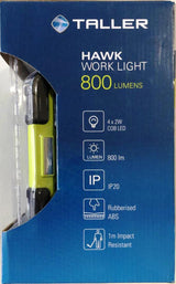 Taller 800 Lumens Hawk Work Light / 4 COB LEDs - TheITmart