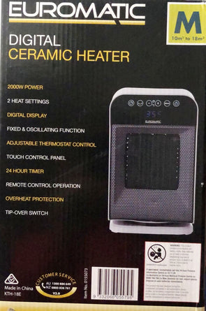Euromatic Digital Ceramic Heater