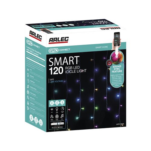 Arlec Smart 120 RGB LED Low Voltage Icicle Light - TheITmart