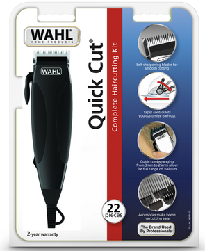 Wahl Quick Cut Complete 22 pieces Hair-Cutting/10 Guide/2 Styling Combs/4 Clips
