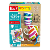 Kids Projects Tape 'n Paint Ceramics with 2 Mugs/Perfect for Budding Artists