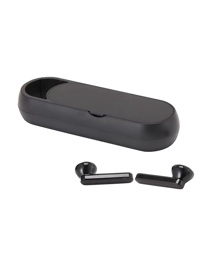 True Wireless Portable Speaker & Earbuds - Black
