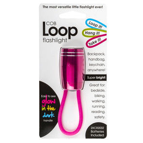 Lytworx Aluminium Loop Flashlight - 2 Pack/ Assorted* Colours/Batteries Included