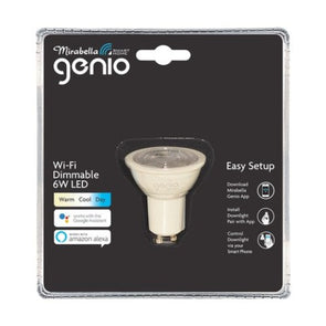 Mirabella Genio Wi-Fi Dimmable 6W LED Light / App controlled