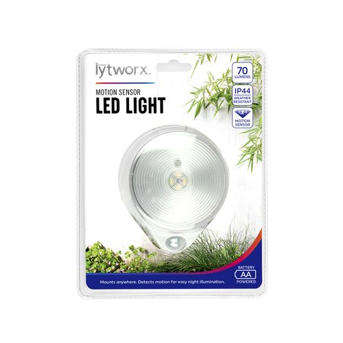 Lytworx 4 SMD White Sensor LED Outdoor Night Light