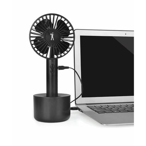 Flea Market Portable Oscillating Desk Fan (Black) - TheITmart
