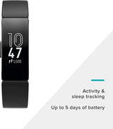 Fitbit FB412BKBK Inspire Health and Fitness Tracker with Auto-Exercise Recognition, 5 Day Battery, Sleep and Swim Tracking, Black