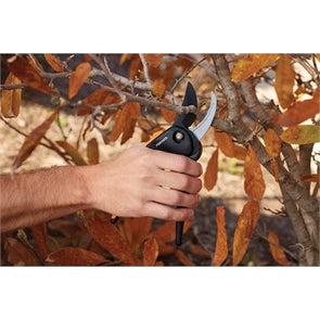 Fiskars Medium Soft Grip Bypass Pruner - Black & Orange