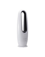 85cm White Floor Standing Bladeless Fan/4 Speed Settings/LED light Function