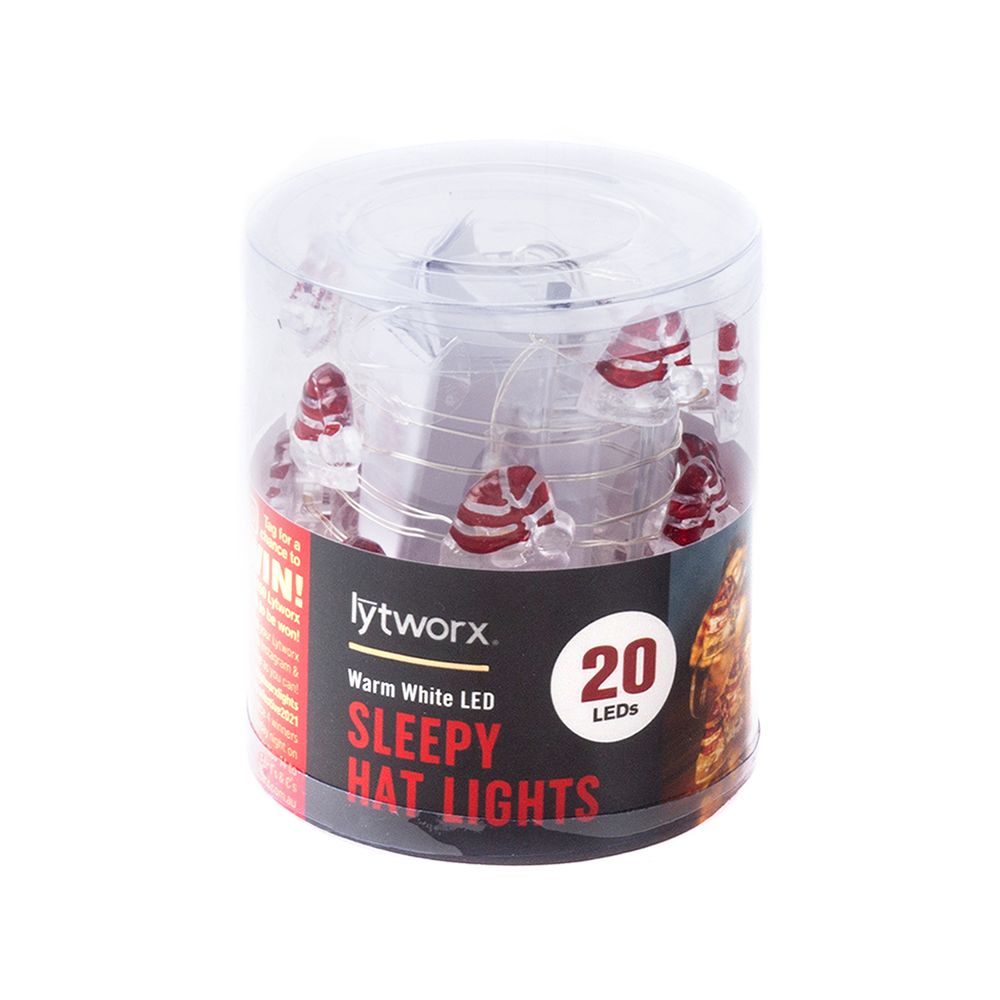 Lytworx 20 LED Festive Novelty Pin Wire Lights with Batteries/16 Different Styles