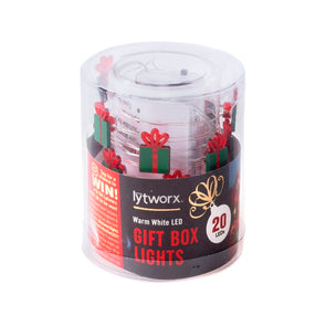 Lytworx 20 LED Festive Novelty Pin Wire Lights with Batteries/16 Different Styles