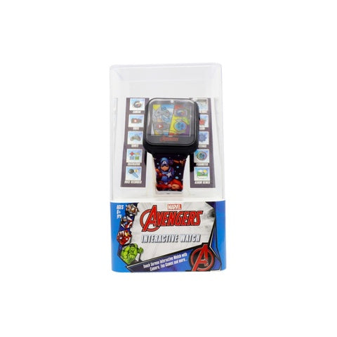 Avengers Smart Watch Black / with Fitness Tracker/ Officially Licensed /USB Cable
