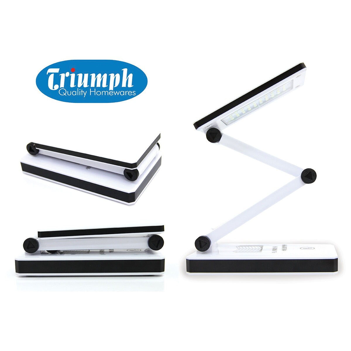 Triumph LED Rechargeable Folding Craft Lamp - White