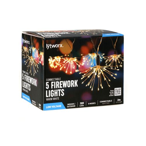 Lytworx Connectable Warm White Firework Lights