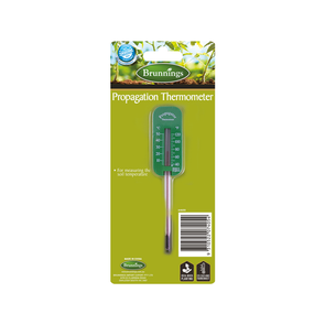 Brunnings Soil Propagation Thermometer - Green /Allows Optimal Care for Your Plants