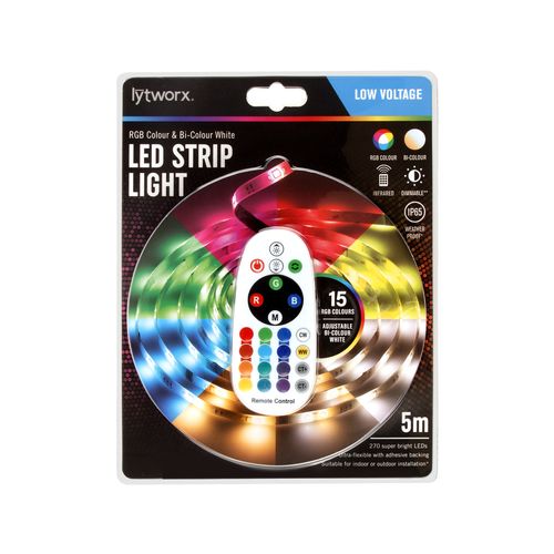 Lytworx 5m RGB And White LED Strip Light
