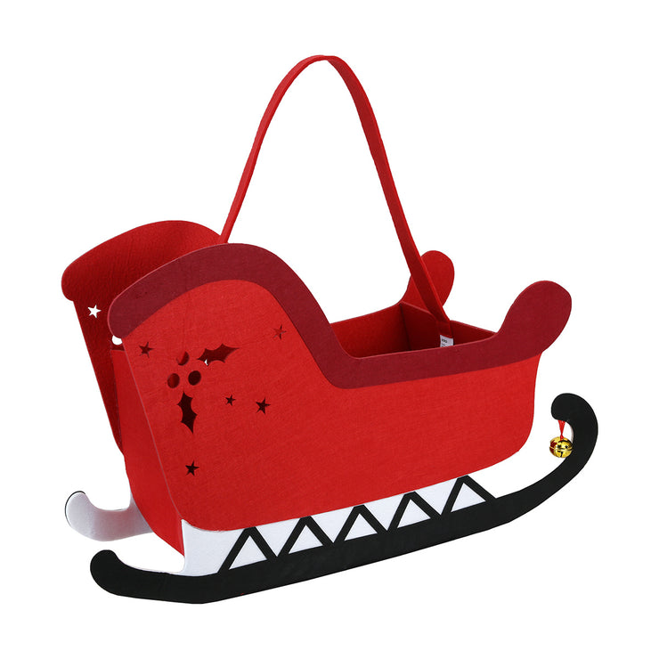 Felt Sleigh - Red