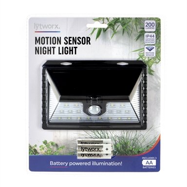 Lytworx 200 Lumens Motion Sensor Nightlight - Black