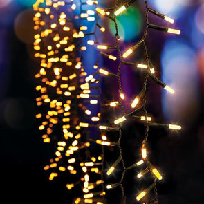 Lytworx 400 LED Warm White Cluster Curtain Lights/Suitable for Indoor or Outdoor