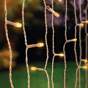 Lytworx 1.8m x 1.8m Warm White 192 LED Solar Dome Curtain Lights