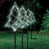 Lytworx 50cm Green Tree Solar Stake Lights - 4 Pack