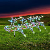 Lytworx Tech-IQ Colour Changing Reindeers Stakes 4pk - TheITmart