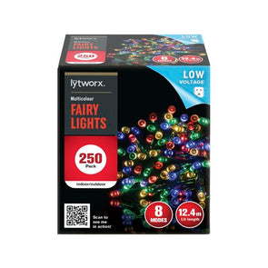 Lytworx  Low Voltage 250 LED Fairy Lights - Multicolour