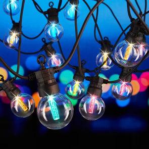 Lytworx Multicolour Solar Bubble Bar Festoon Lights - 20 Pack