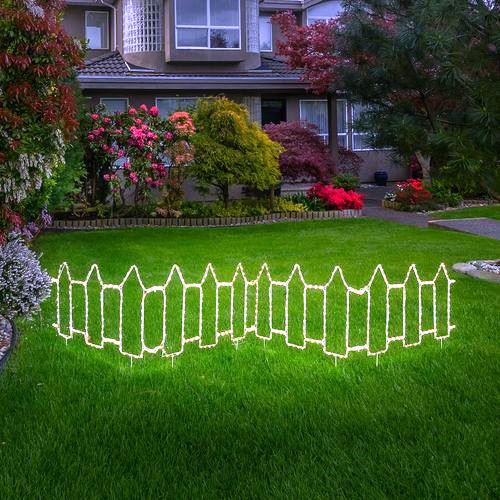 Lytworx 504 LED Warm White Rope Fence Stake Light/3.6m lit length - TheITmart