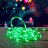 Lytworx 5m 100 Green LED Solar Powered Rope Light/8 Function Modes - TheITmart