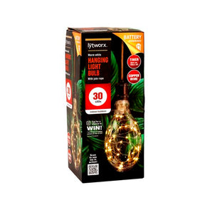 Lytworx 30 LED Warm White Hanging Light Bulb