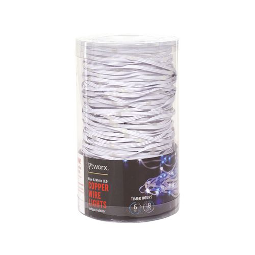 Lytworx Blue And White Copper Wire Lights