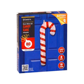 Lytworx Battery 80cm Candy Cane Inflatable