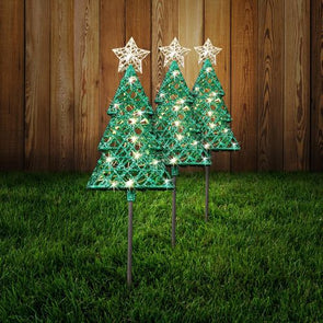 Lytworx 40cm Solar Tree Stake Lights - 3 Pack