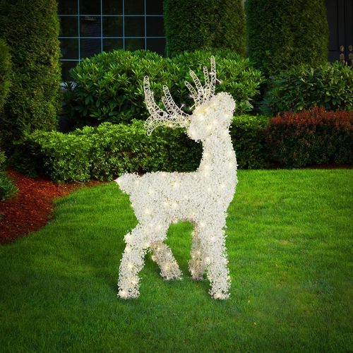 Lytworx 180 LED Warm White Solar Hedge Reindeer