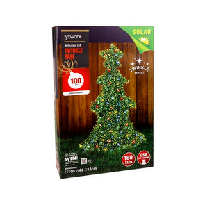 Lytworx 160 LED Multicolour Solar Twinkle Tree