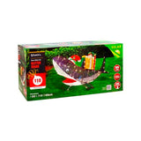 Lytworx 105cm 100 LED Solar Glitter Shark Statue - Suitable for Indoor/Outdoor Use